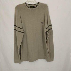 Timberland Sweater Sleeve Stripes Dark Green Tan